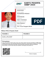 Kartu Peserta SNBP 2024: 424207929 Muhammad Firdaus 0055556346 Man 2 Mataram Kota Mataram Prov. Nusa Tenggara Barat