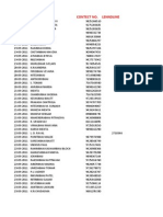 Date Name Contect No. Lenndline