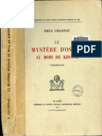 PIFAO Chassinat, Emile - Le Mystère D'osiris Au Mois de Khoiak Fasc 2 (1968) LR
