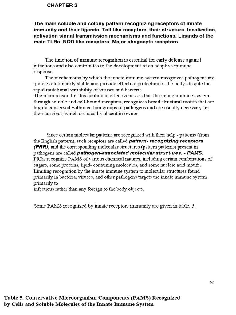 Innate Immunity Receptors & Ligands | PDF