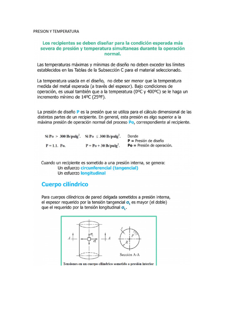 PRESION Y TEMPERATURA PDF