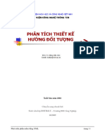 Phân tích thiết kế hướng đối tượng - Thầy Đức