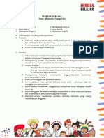 Lembar Kerja 4A Tema: Bhinneka Tunggal Ika