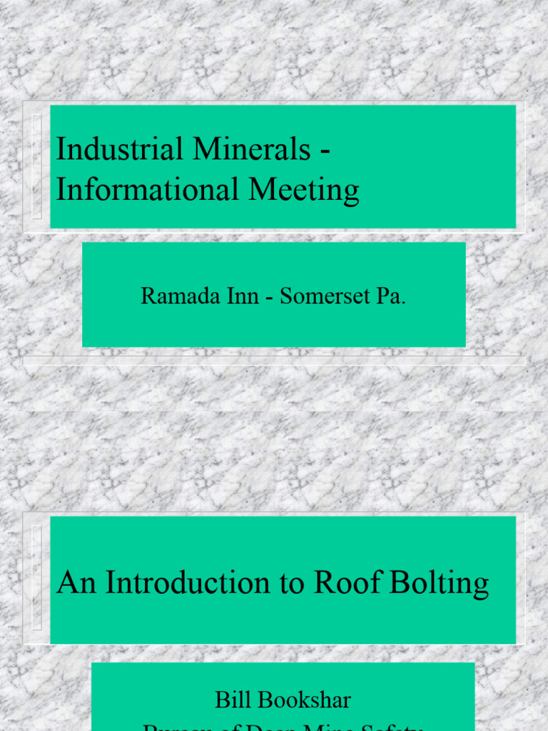 WBB Intro To Bolting | PDF | Screw | Anchor