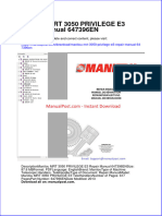 Manitou MRT 3050 Privilege E3 Repair Manual 647396en