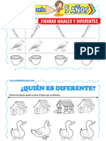 Figuras Iguales y Diferentes para Niños de 5 Años