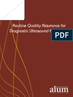 Routine Quality Assurance For Diagnostic Ultrasound Equipment