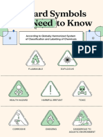 Lab Safety Poster in Cream Light Blue Light Green Informational Illustrative Style