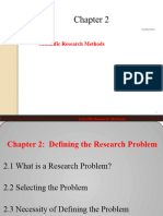 Chapter 2 Defining the Research Problem