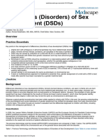 Differences (Disorders) of Sex Development (DSDS) : Practice Essentials