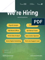 We're Hiring