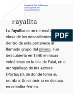 Guía de Minerales Fayalita