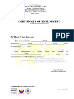 Certificate of Employment v2024