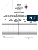 BE Form 4 DAILY ATTENDANCE OF VOLUNTEERS