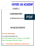 Acid Bases and Salts Questions'