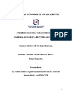 Trabajo Final Del Primer Semestre de Licenciatura en Historia