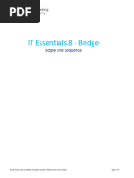 IT Essentials 8 - Bridge - Scope and Sequence Aug 2022