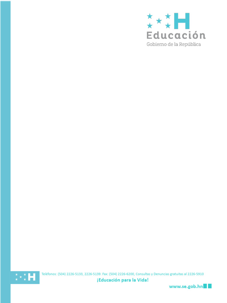 Hoja Membretada Secretaría de Educación 2025 | PDF | Ciencias sociales