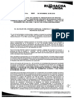 Decreto 0241 de 2019 Liquidacion Presupuesto 2020