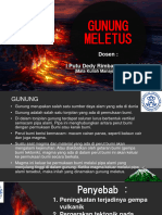 Materi Bencana Gunung Meletus