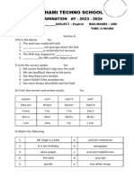 Gauthami Techno School: Term Ii Examination Ay - 2023 - 2024