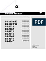 Service Manual: GS-1530/32 GS-1930/32 GS-2032 GS-2632 GS-3232 GS-2046 GS-2646 GS-3246 GS-4047