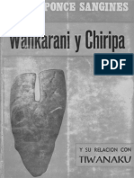 Las Culturas Wankarani y Chiripa y Su Relacion Con Tiwanaku Ponce