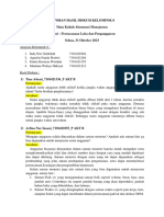 Hasil Diskusi Prencanaan Laba Dan Penganggaran - Kelompok 8