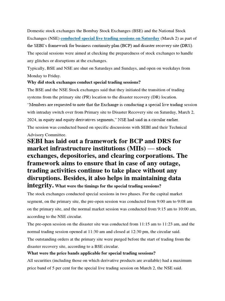 special-trading-session-pdf-stock-exchange-disaster-recovery