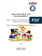 Organization and Management