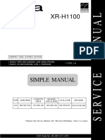 Aiwa XR H1100 Service Manual