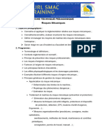 Fiches Techniques - Risques Mécaniques - Chimiques Et Électriques