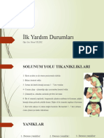 4 - İlk Yardım Durumları