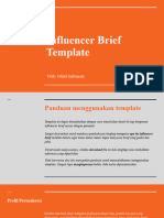 Influencer Brief Template