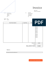 InvoiceSimple PDF Template