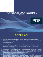 Chapter 4 - Populasi & Sampel