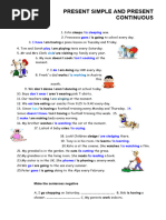 GRAMMAR - PRESENT SIMPLE AND PRESENT CONTINUOUS Raul