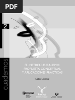Interculturalismo-propuesta Conceptual y Practicas