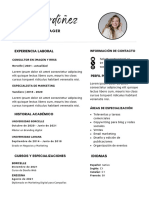 Plantilla CV