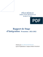 Rapport de Stage D'intégration: Pôle Réseau