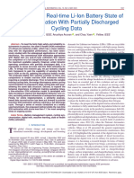 Digital Twin For Real-Time Li-Ion Battery State of Health Estimation With Partially Discharged Cycling Data