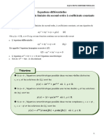 Equations Différentielles 2