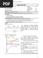 BEE RLC Resonance