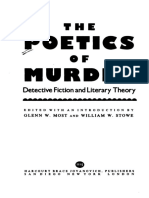Poetics of Murder Crime Fiction and Literary Theory