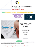 Unit-3 (Part-B) - COI - (KNC501) Notes of (Contract Law) by Updesh Jaiswal