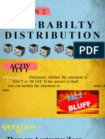 Lesson 2 Probability Distribution