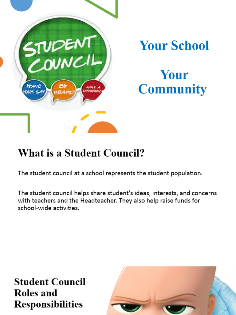 Student Council Roles and Responsibilities | PDF
