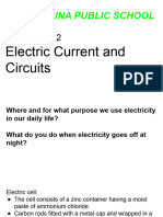 Chapter 12 Electricity and Circuits