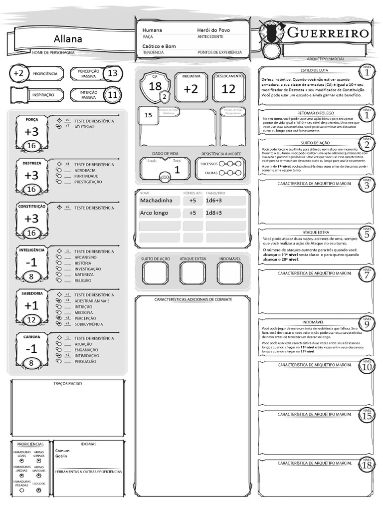 Allana (Personagem) PDF