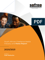 South African Freelancers Rates Report 2021